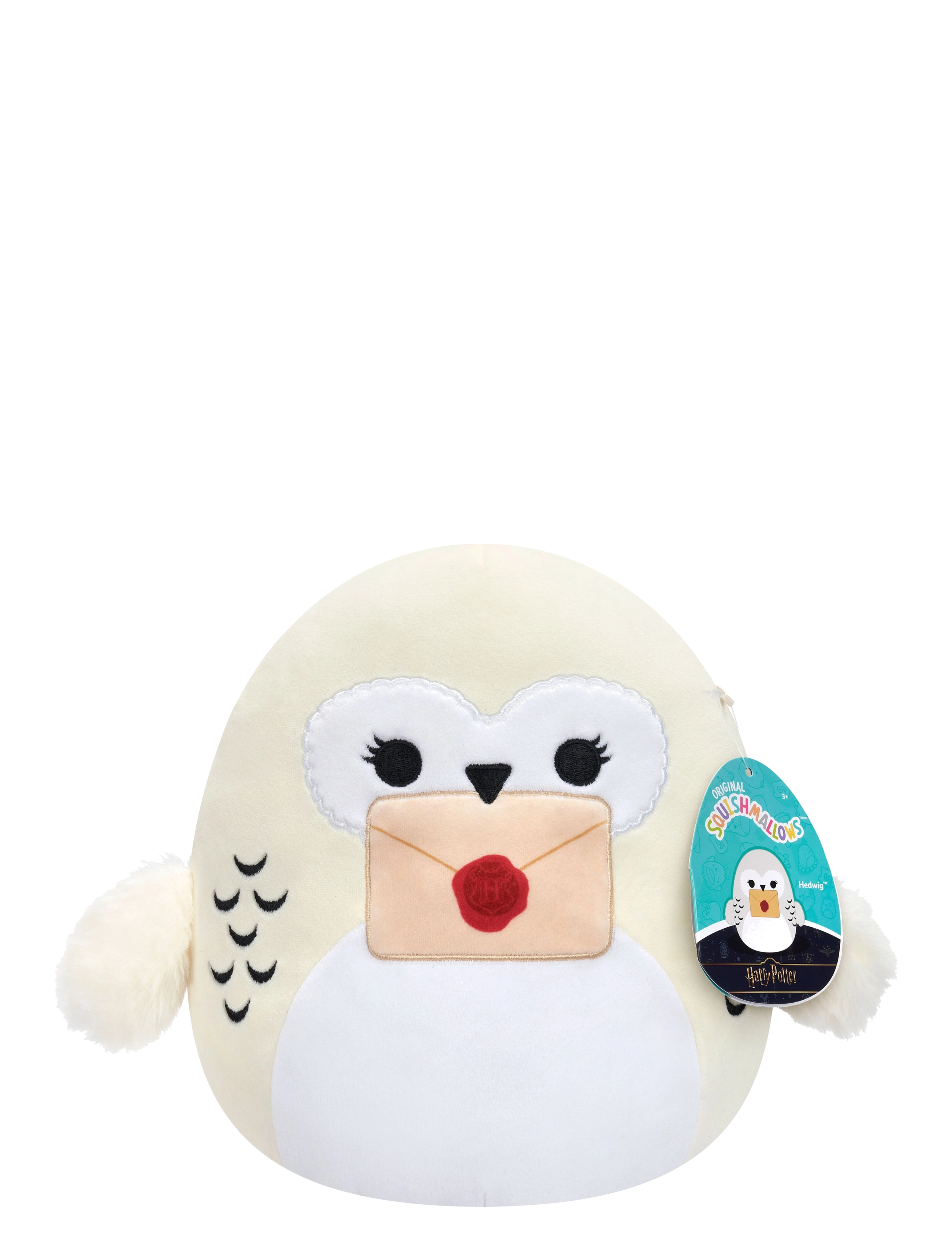 Squishmallows - Squishmallows 20 cm Harry Potter Hedwig Holding Letter - bamser - multicolor - 2