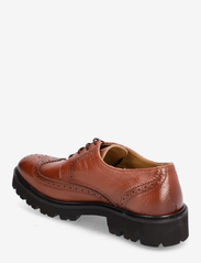 S.T. VALENTIN - Lightweight Derby Brogue - Grained leather - business shoes - cognac - 2