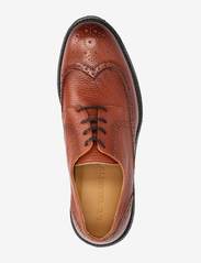 S.T. VALENTIN - Lightweight Derby Brogue - Grained leather - business shoes - cognac - 3