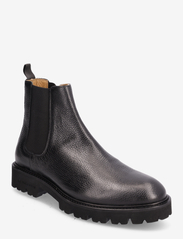 Lightweight Chelsea boot - Grained leather - BLACK