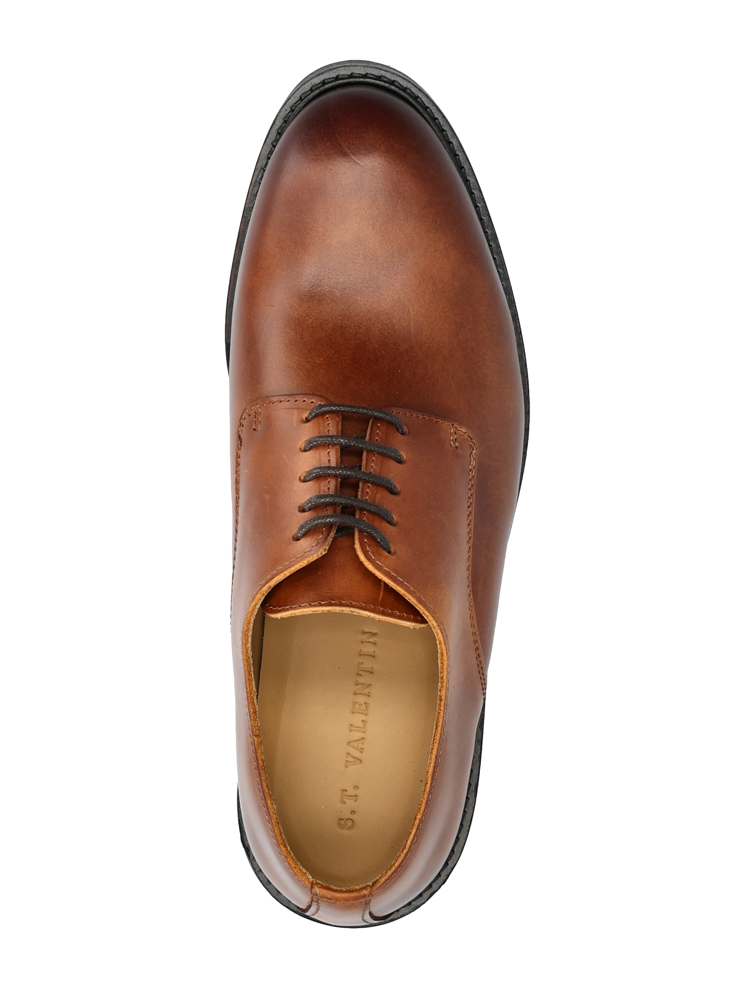 S.T. VALENTIN - Classic Derby - Leather - buty typu derby - cognac - 3