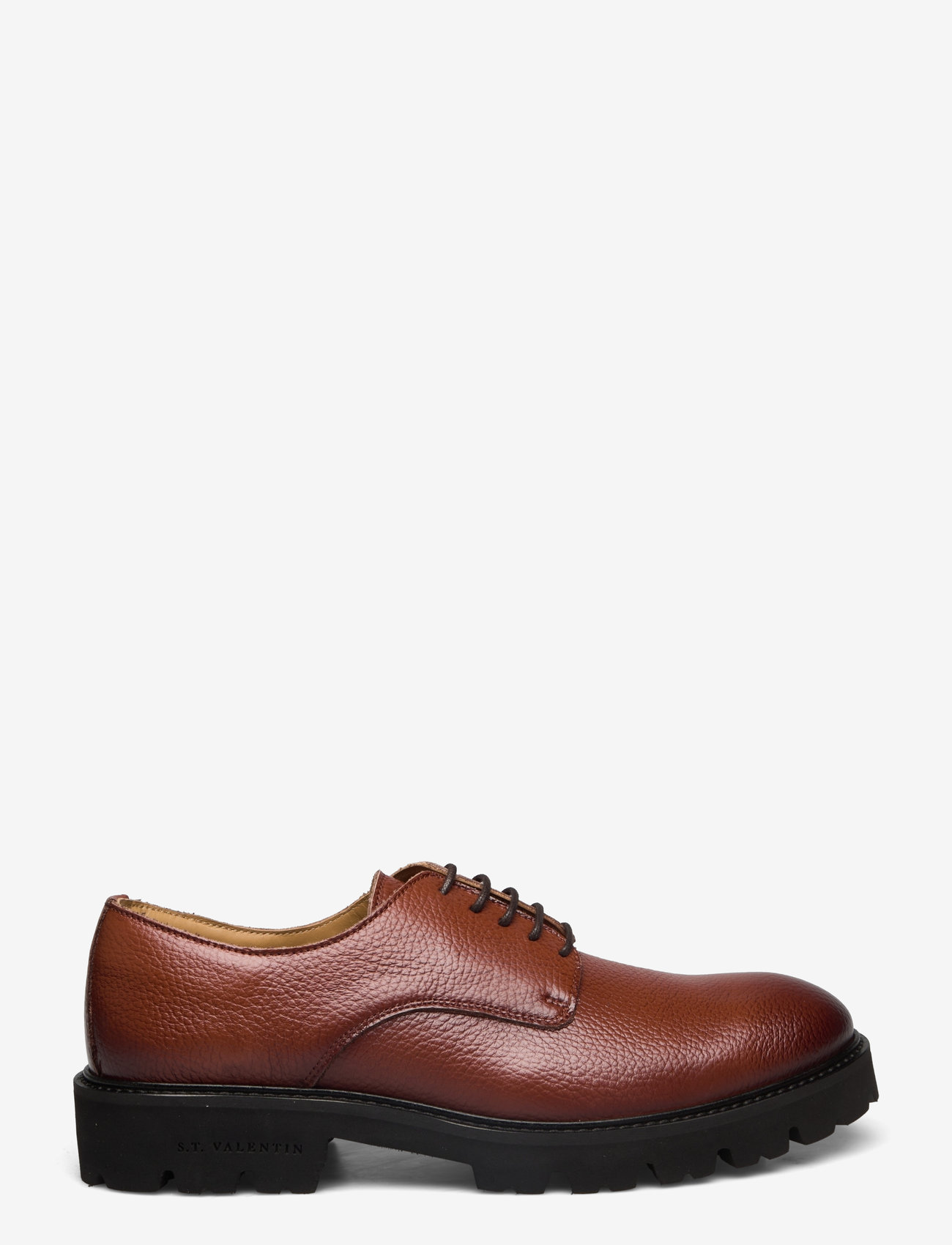 S.T. VALENTIN - Lightweight Derby - Titanio Grey - snörskor - cognac - 1
