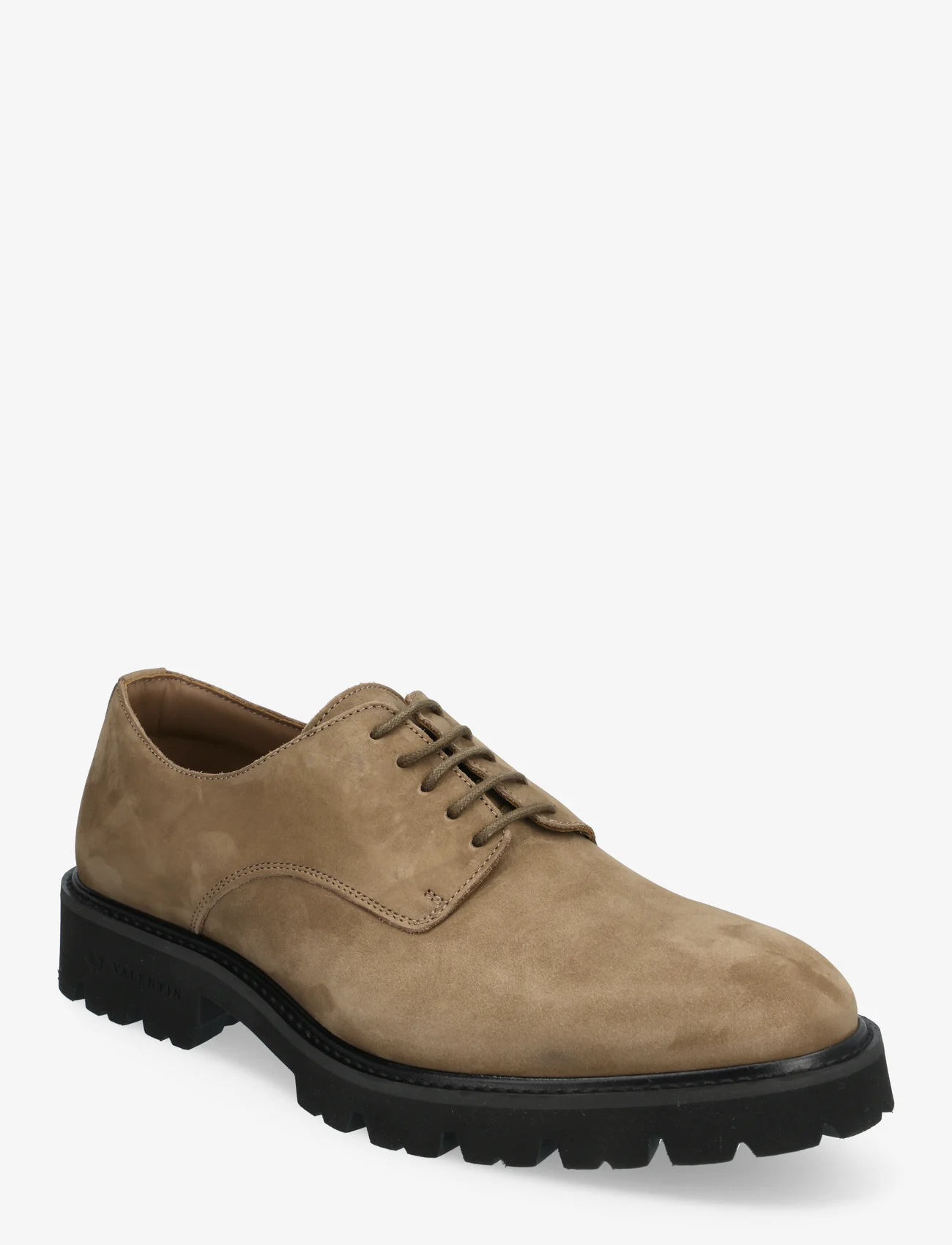 S.T. VALENTIN - Lightweight Derby - Grained leather - laced shoes - taupe - 0