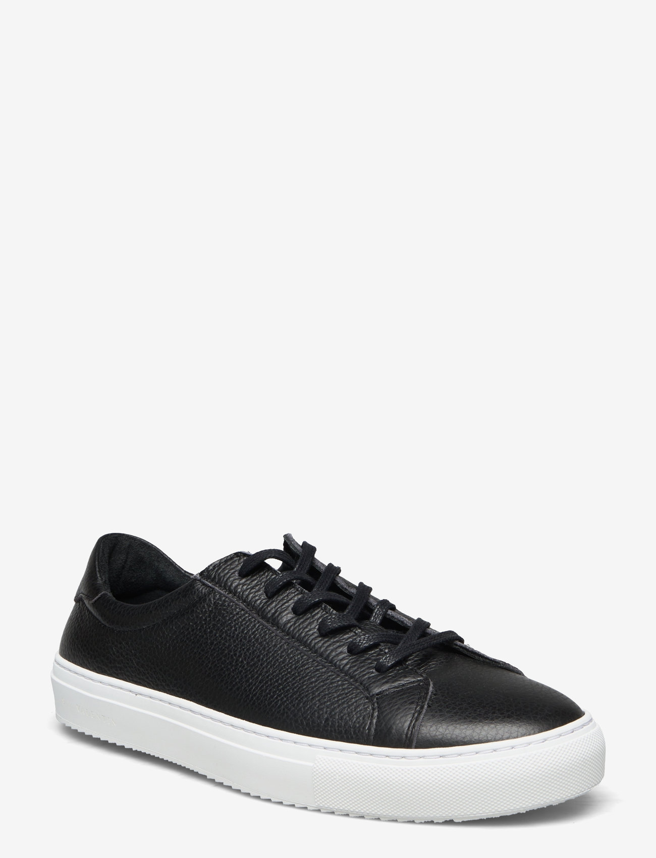 S.T. VALENTIN - Classic Sneaker -Grained leather - låga sneakers - black/white - 0