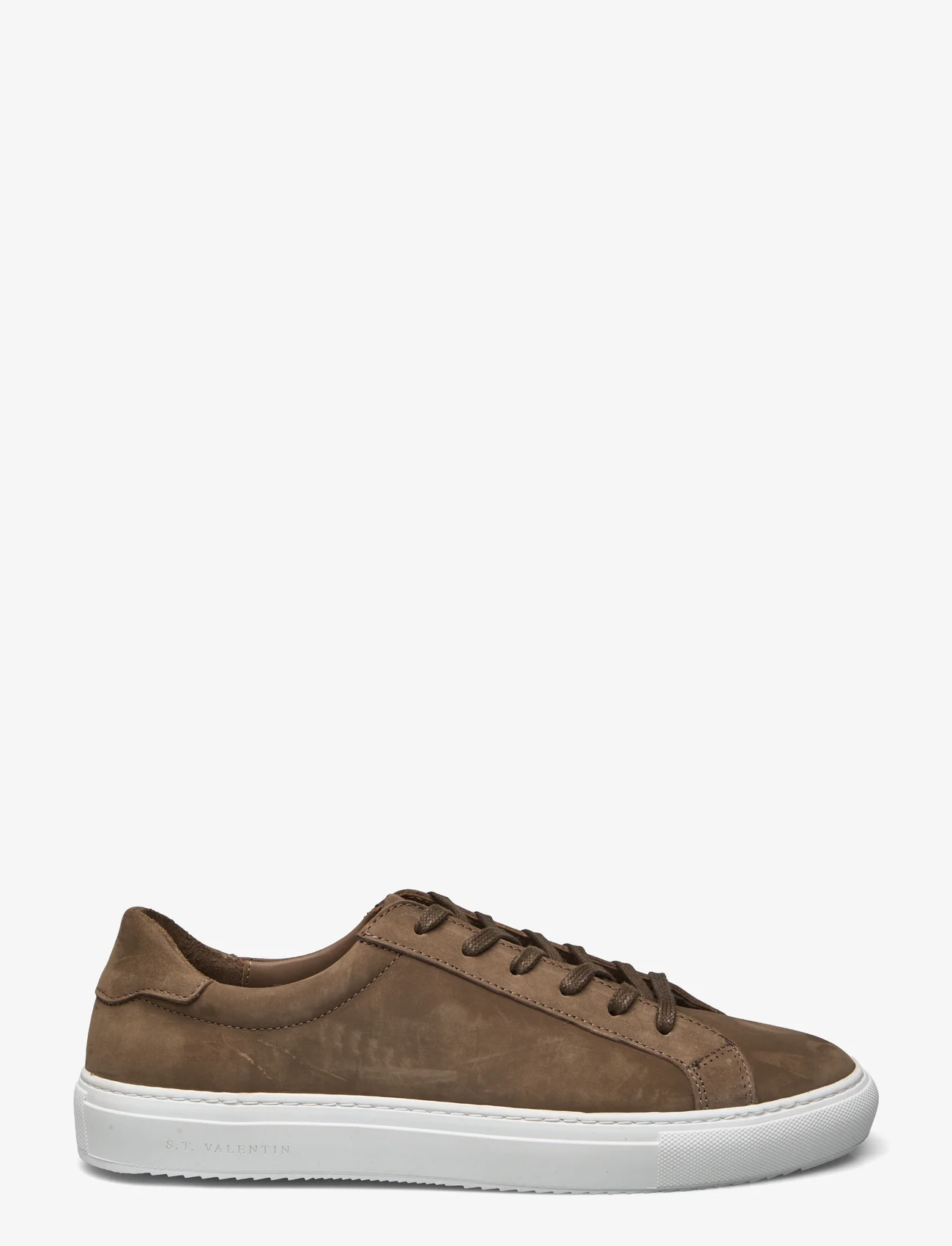 S.T. VALENTIN - Classic Sneaker -Grained leather - niedriger schnitt - taupe - 1