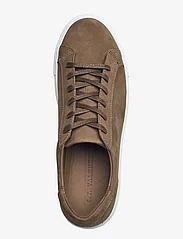 S.T. VALENTIN - Classic Sneaker -Grained leather - low tops - taupe - 3