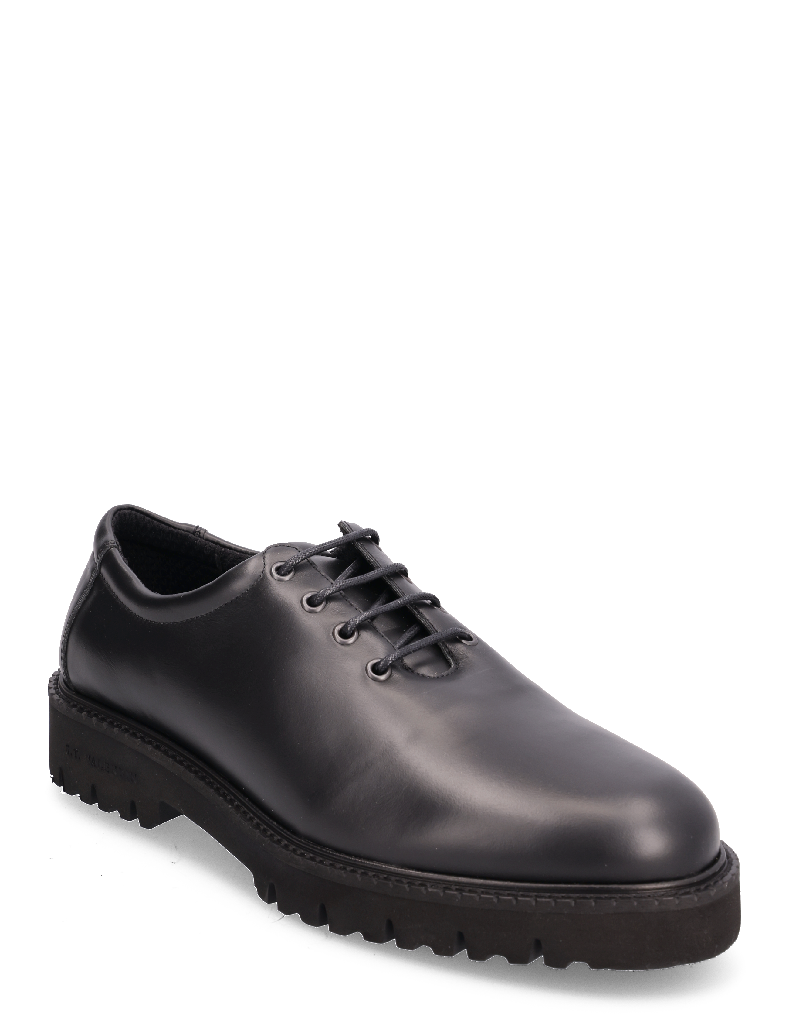 S.T. VALENTIN Classic Derby - Leather - Business sko - BLACK / black