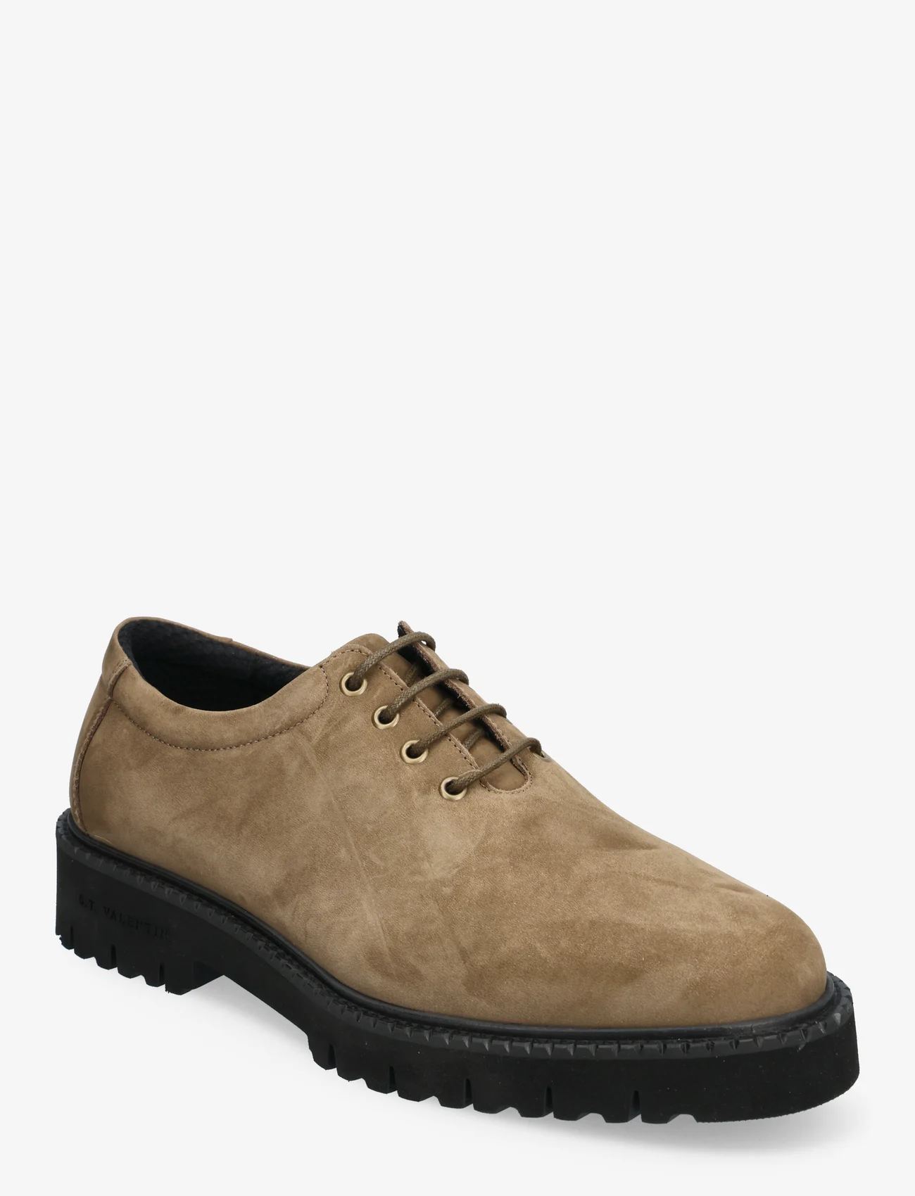 S.T. VALENTIN - Lightweight NSB - Grained leather - laced shoes - taupe - 0