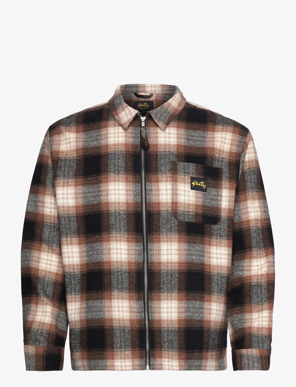 Stan Ray - ZIP SHIRT - osta olukorra järgi - brown plaid - 0