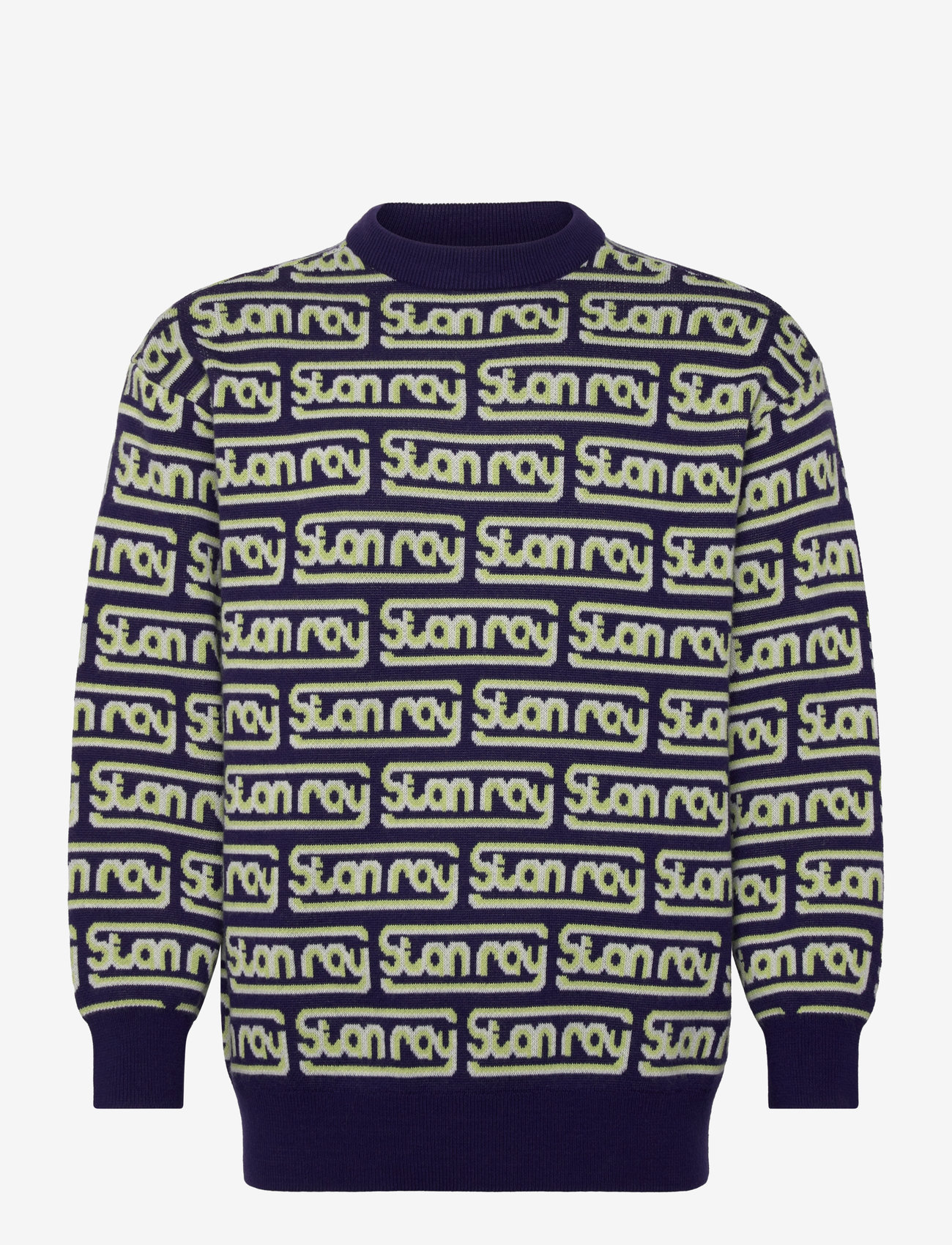 Stan Ray - KNITTED SWEATER - okrągły dekolt - moto repeat - 0