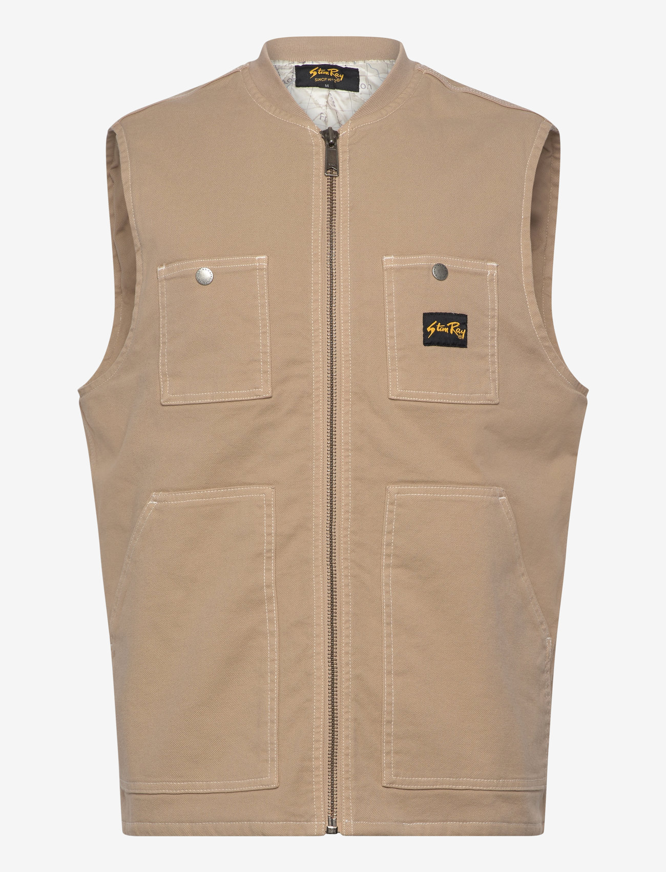 Stan Ray - PORK CHOP VEST - westen - antique khaki duck - 0