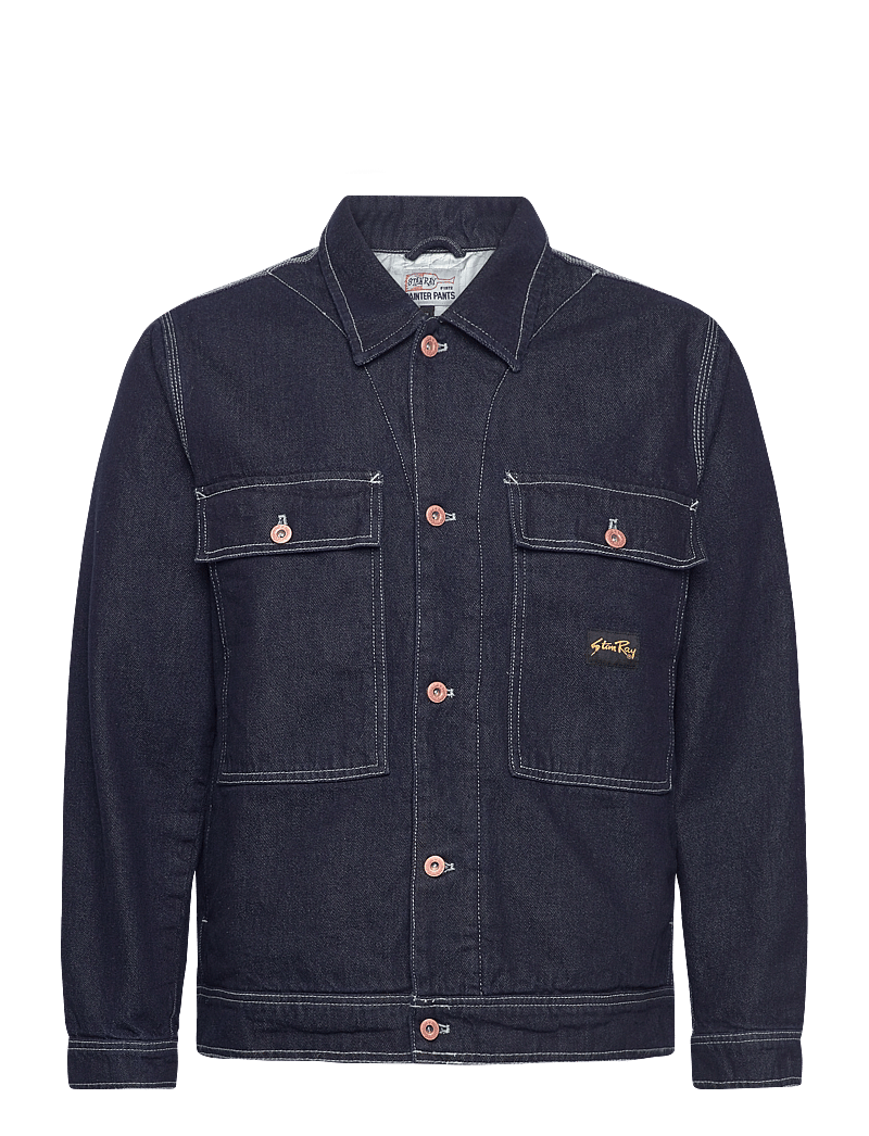 Stan Ray - TRUCKER JACKET - ungefütterte denimjacken - single rinse denim - 0