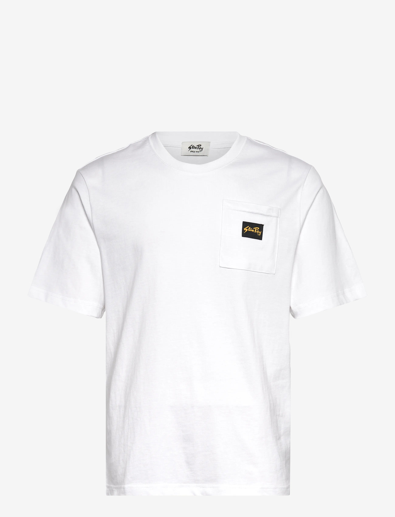 Stan Ray - PATCH POCKET TEE - höstkläder - white - 0