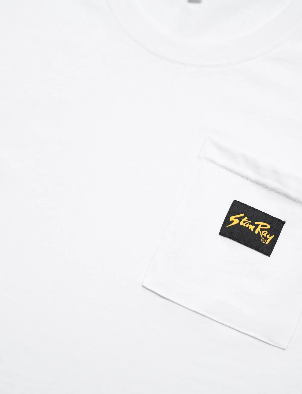 Stan Ray - PATCH POCKET TEE - kortærmede t-shirts - white - 2