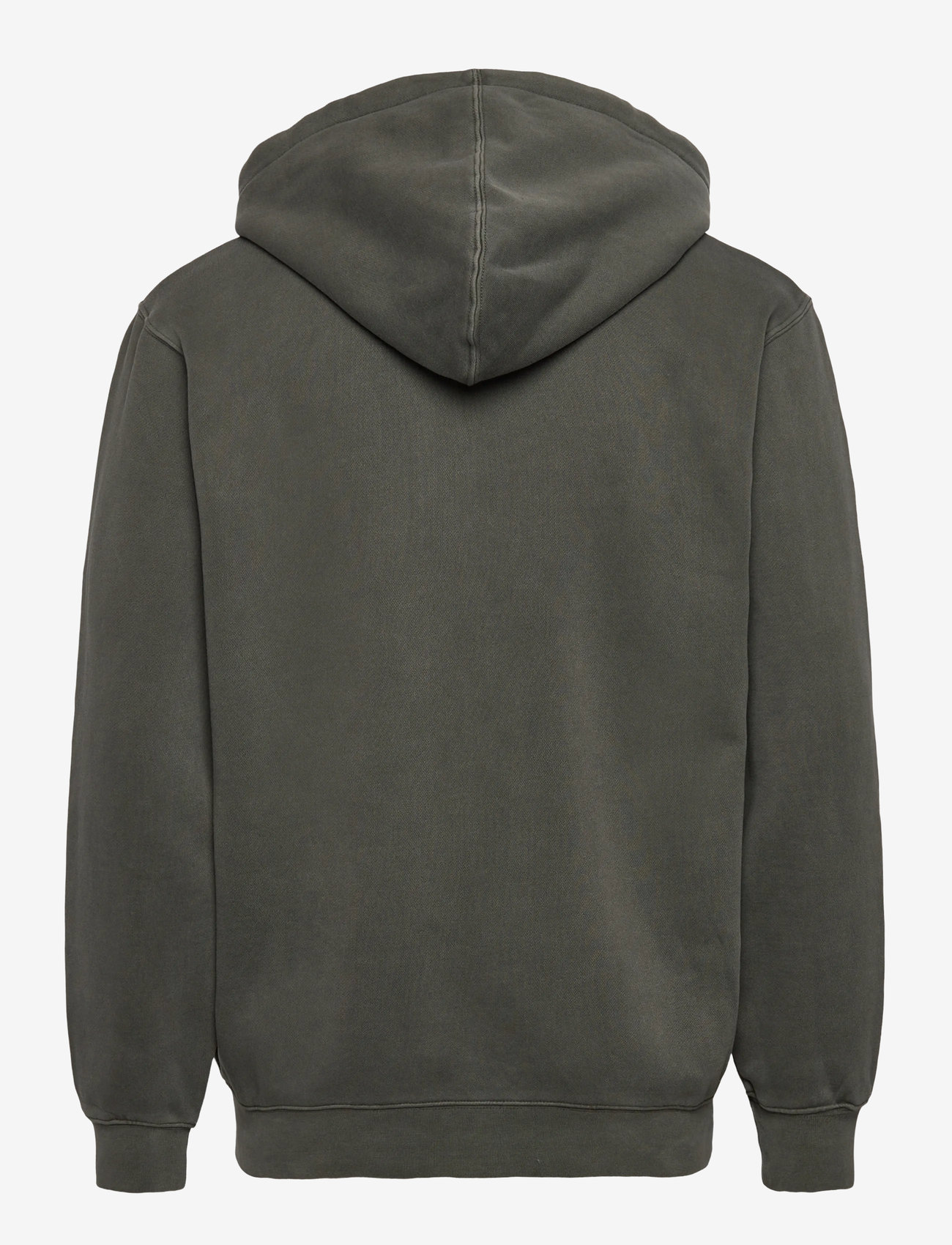 Stan Ray - PATCH ZIP HOOD - hættetrøjer - washed black - 1