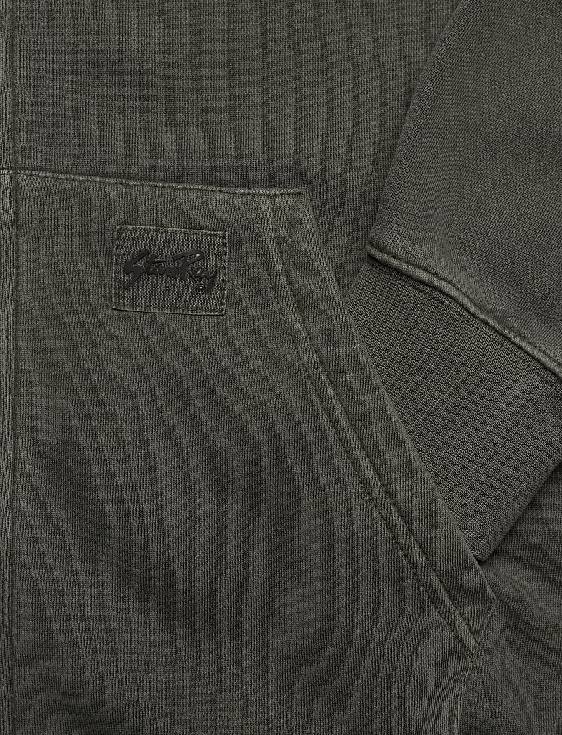 Stan Ray - PATCH ZIP HOOD - hættetrøjer - washed black - 3