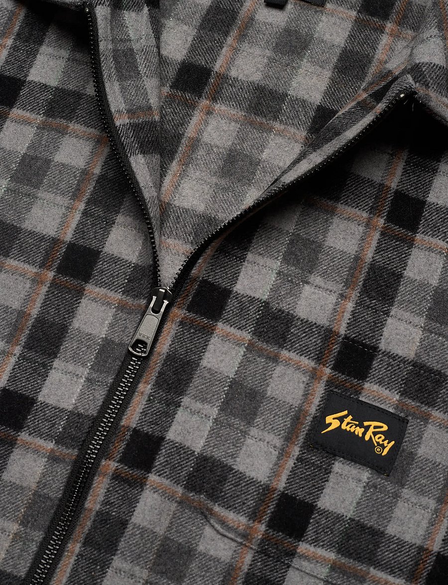 Stan Ray - ZIP SHIRT - vestes de printemps - charcoal plaid - 2