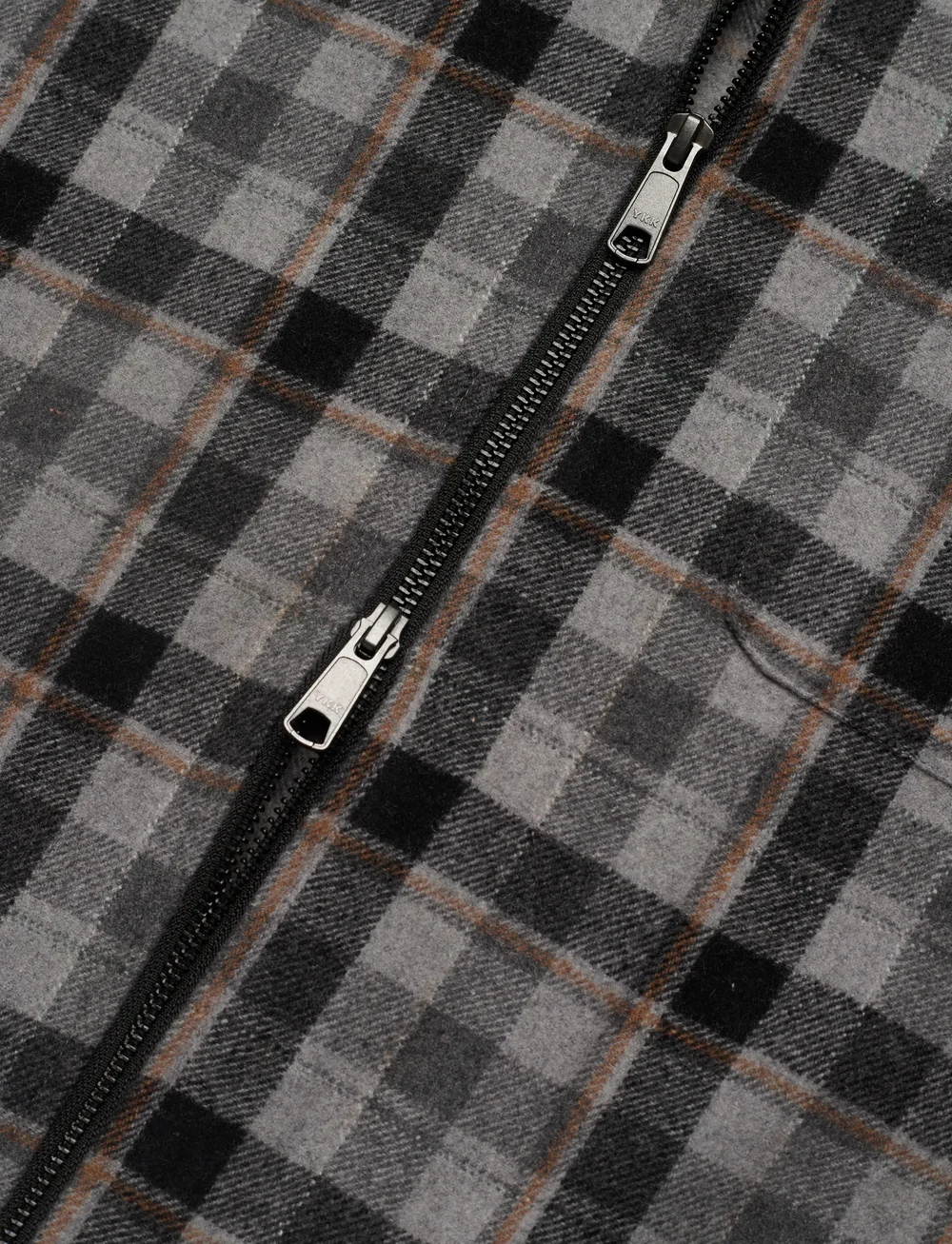 Stan Ray - ZIP SHIRT - light jackets - charcoal plaid - 3