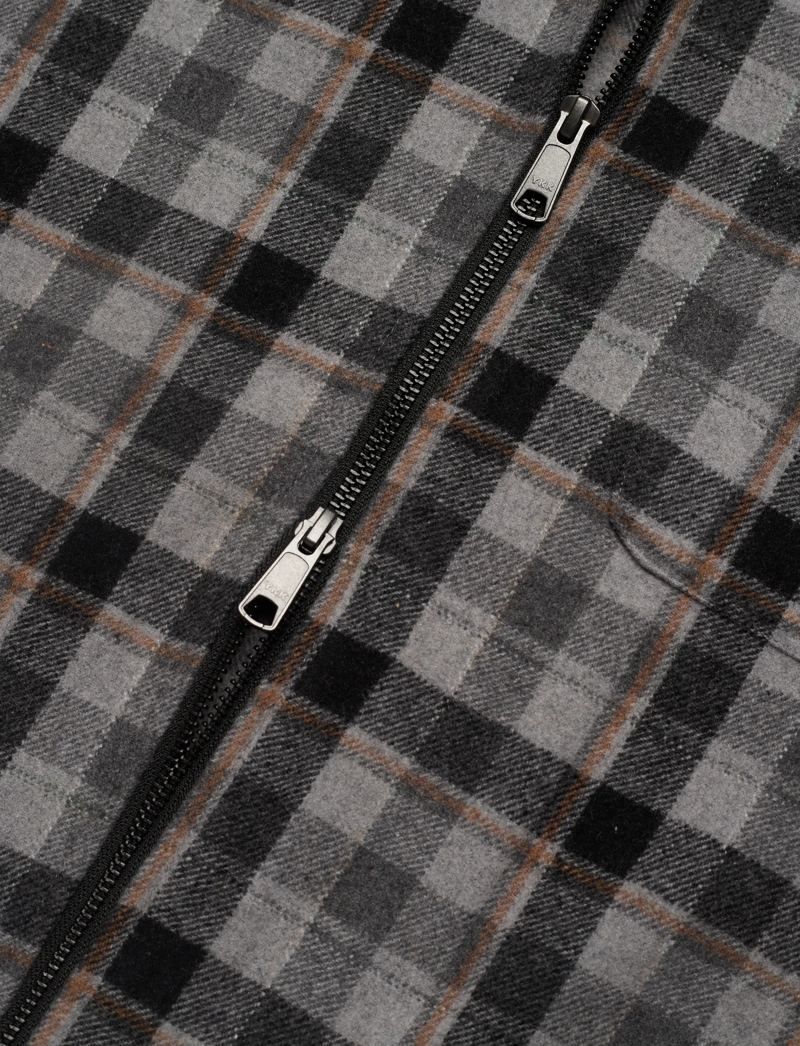 Stan Ray - ZIP SHIRT - forårsjakker - charcoal plaid - 3
