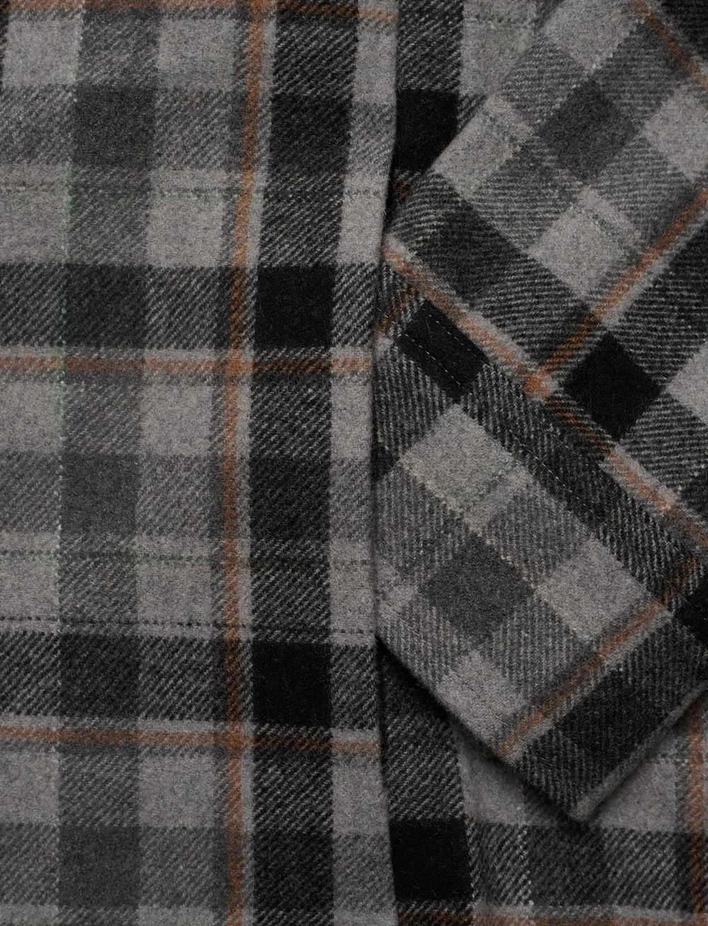 Stan Ray - ZIP SHIRT - light jackets - charcoal plaid - 4