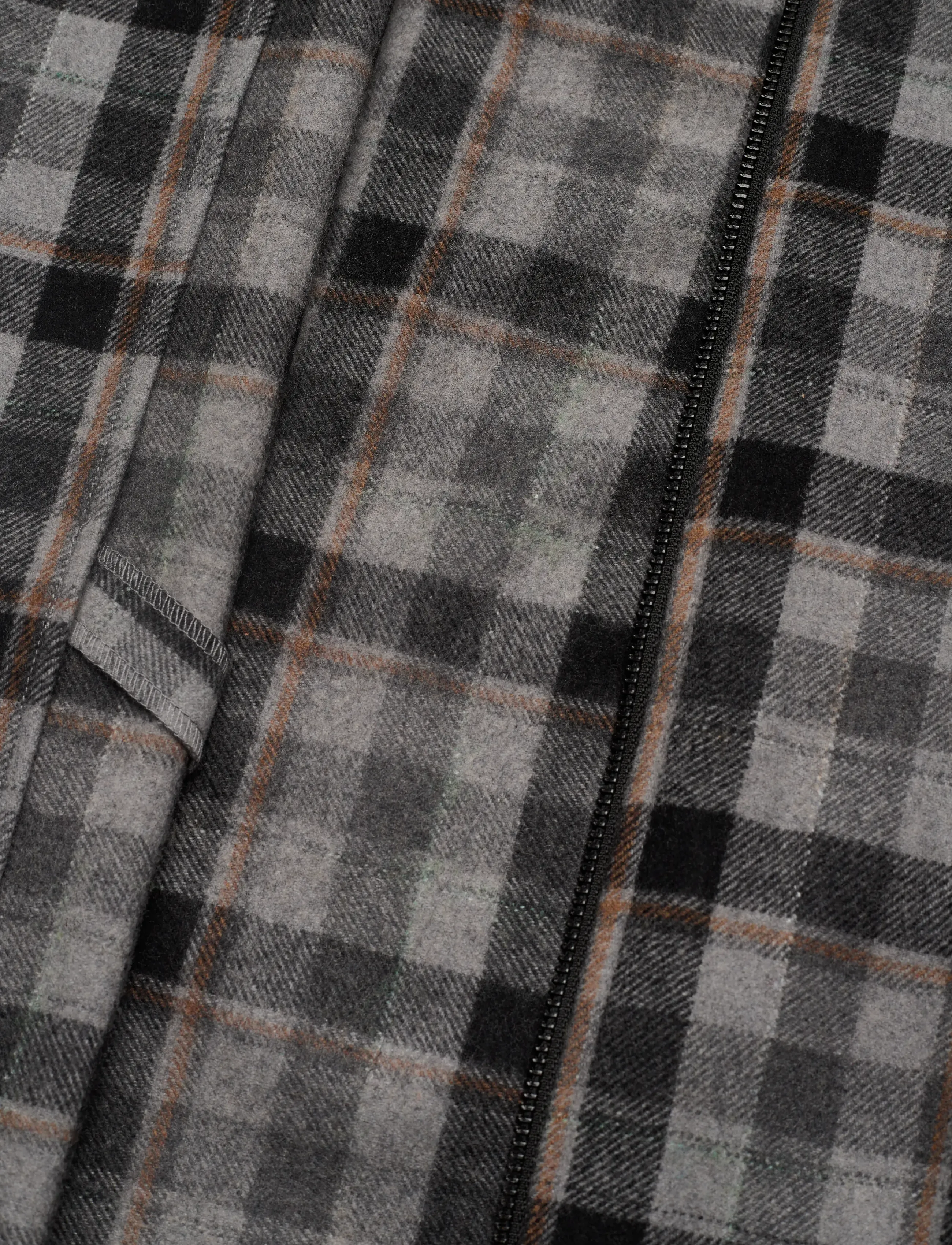 Stan Ray - ZIP SHIRT - forårsjakker - charcoal plaid - 5
