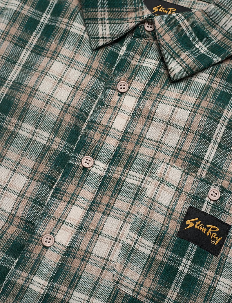 Stan Ray - FLANNEL SHIRT - flannel-skjorter - green plaid - 3