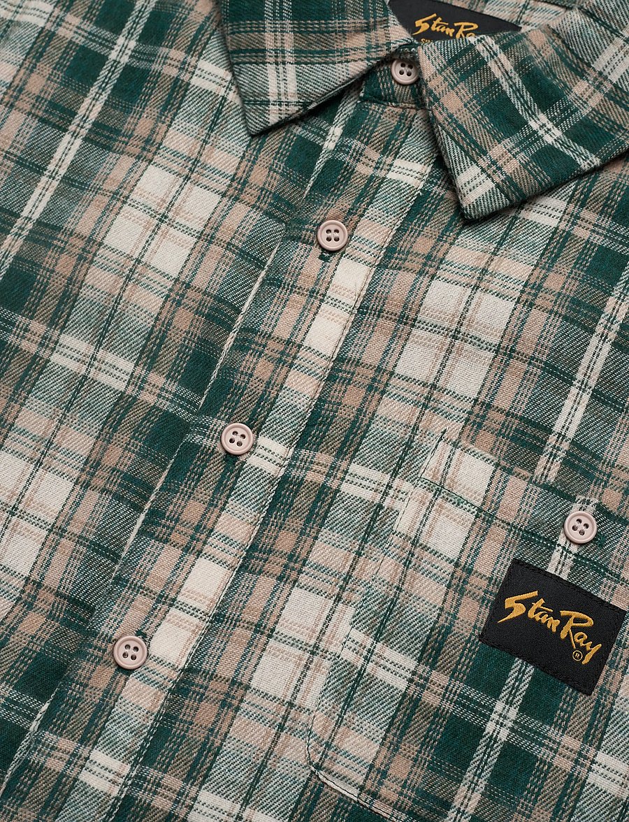 Stan Ray - FLANNEL SHIRT - koszule flanelowe - green plaid - 3
