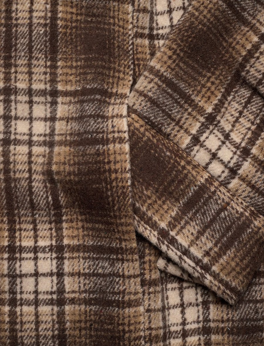 Stan Ray - QUILTED PLAID OVERSHIRT - overshirts - brown - 3