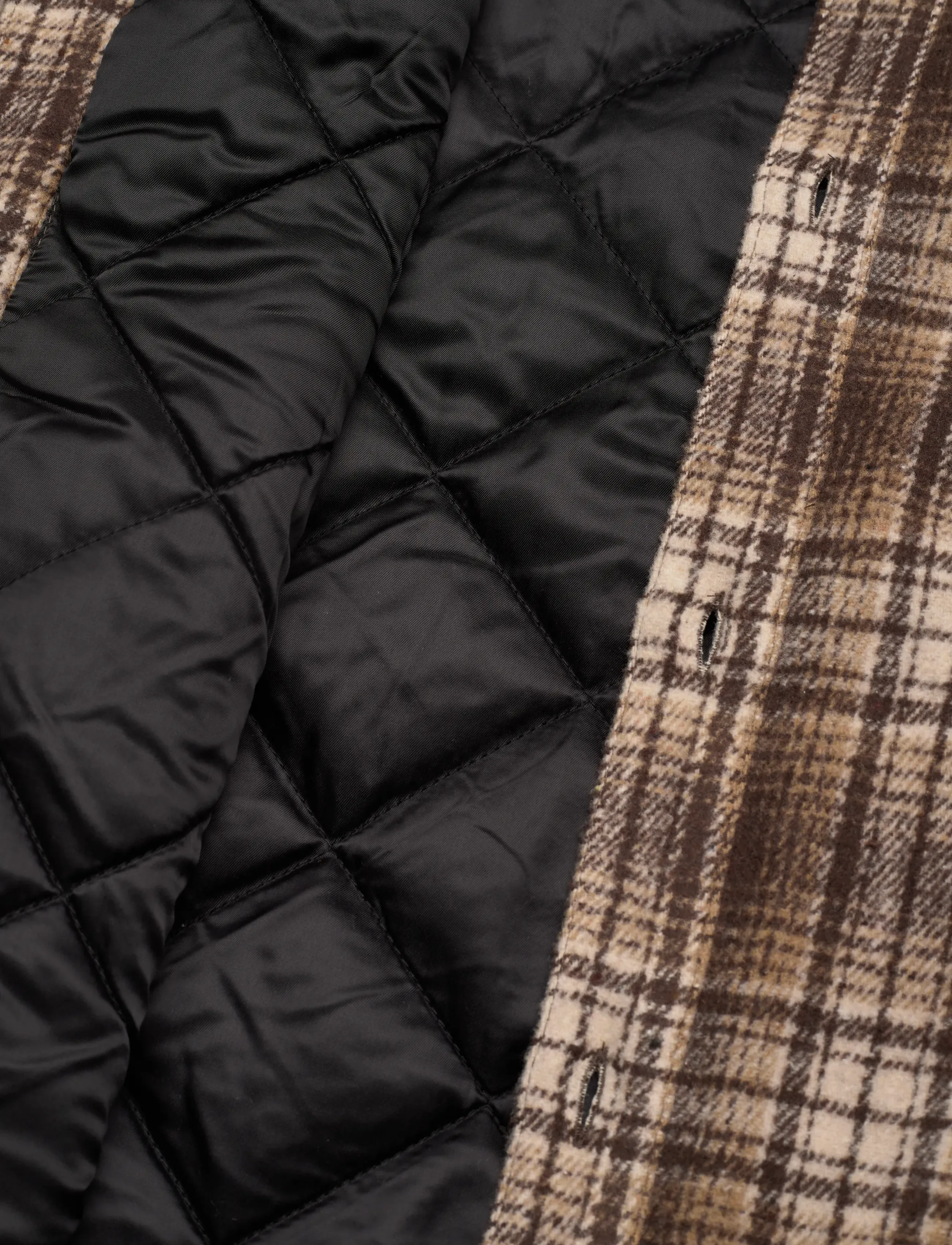 Stan Ray - QUILTED PLAID OVERSHIRT - mehed - brown - 4
