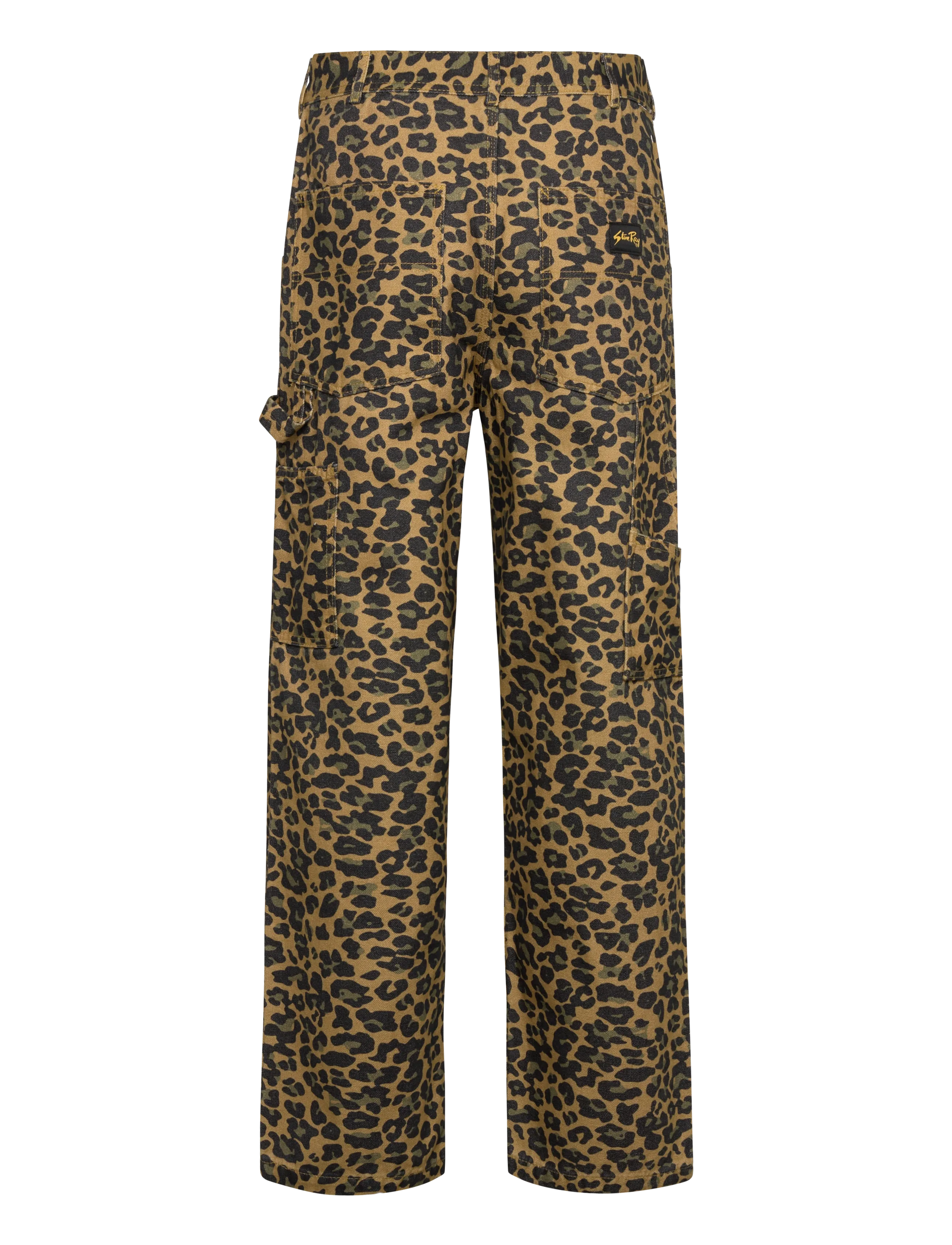 Stan Ray - OG PAINTER PANT - kargopüksid - washed leopard camo duck - 1