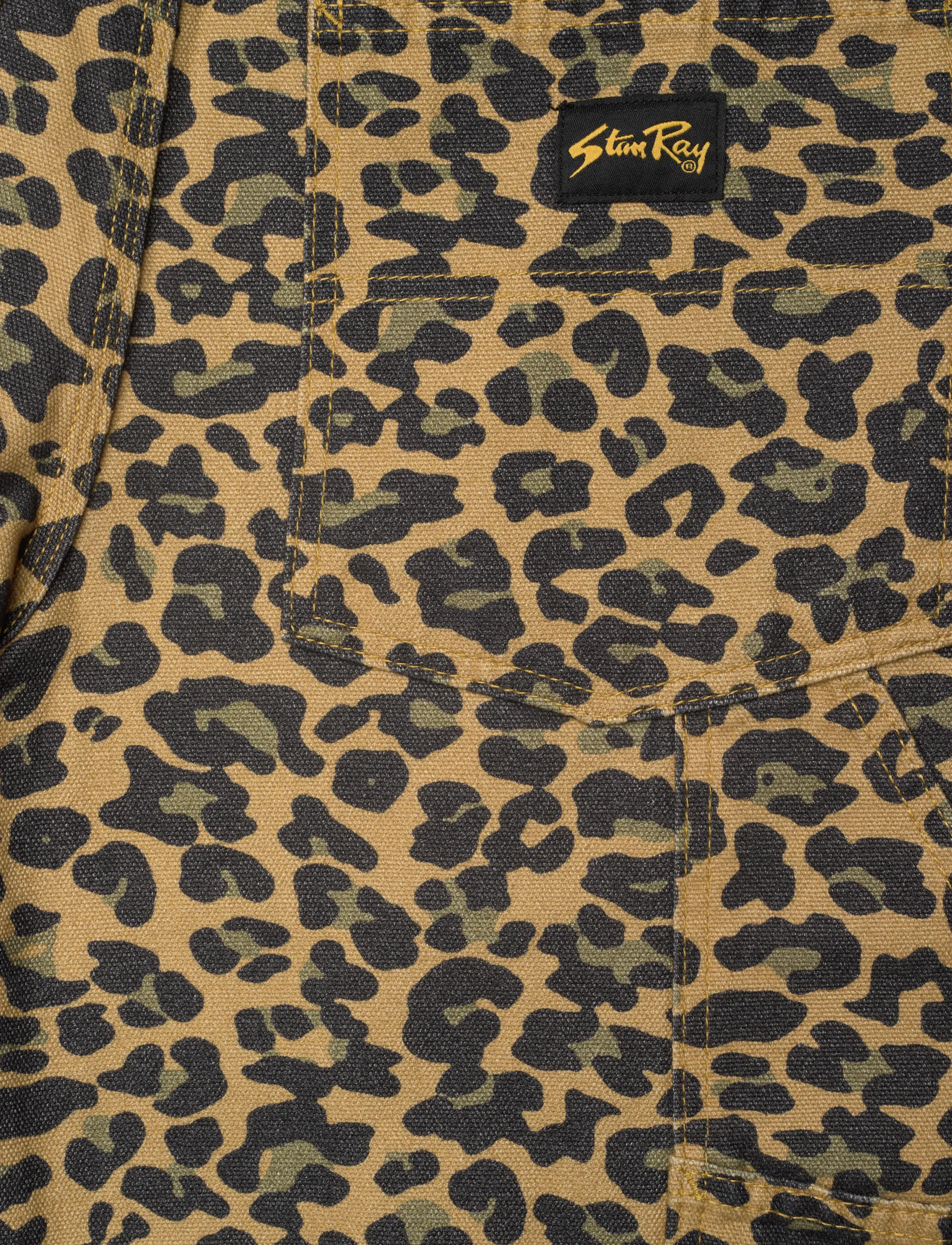 Stan Ray - OG PAINTER PANT - kargopüksid - washed leopard camo duck - 4