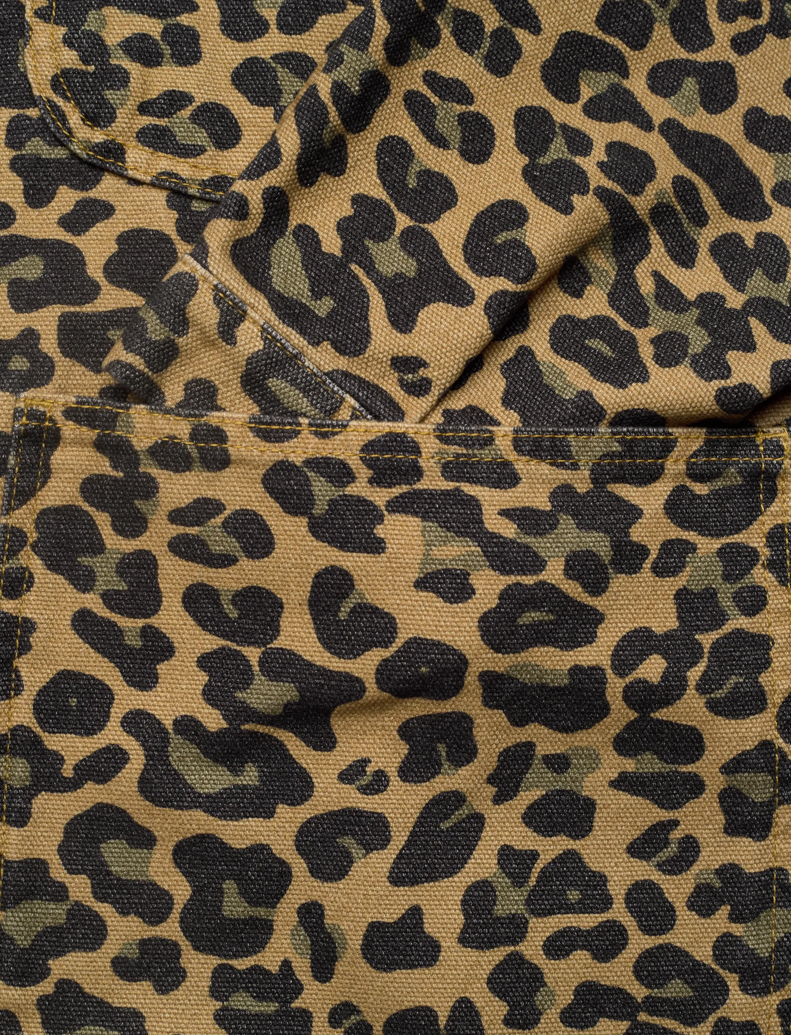 Stan Ray - COVERALL JACKET - ofodrade jeansjackor - washed leopard camo duck - 3