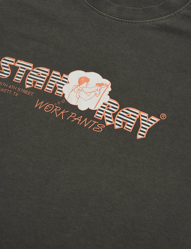 Stan Ray - CROCKETT PANTS TEE - short-sleeved t-shirts - washed black - 2