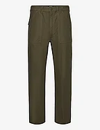FAT PANT - OLIVE SATEEN