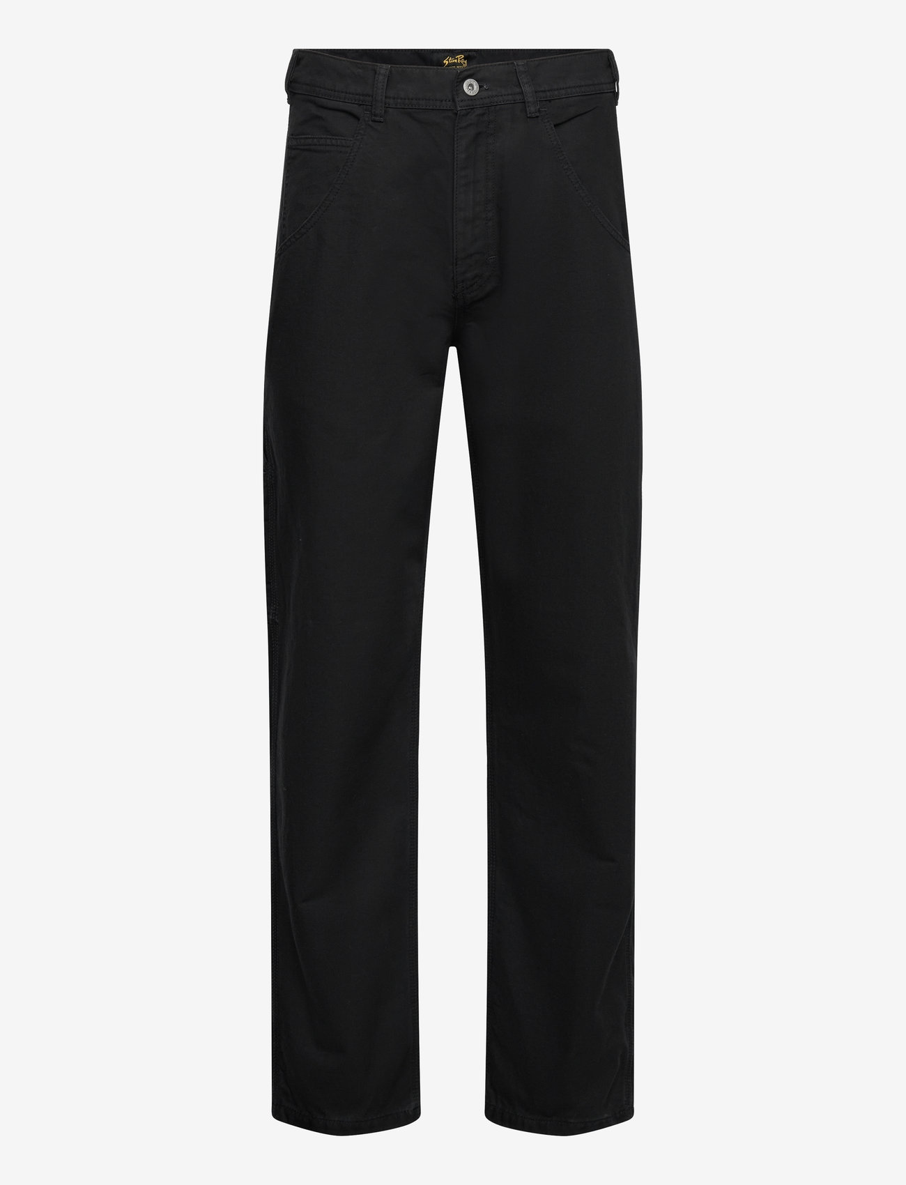 Stan Ray - 80s PAINTER PANT CORE - püksid & teksad - black twill - 0