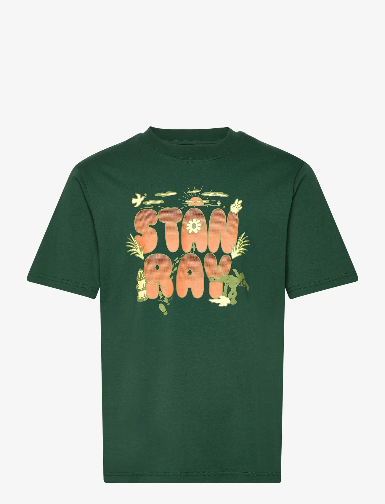 Stan Ray - DOUBLE BUBBLE TEE - kortærmede t-shirts - racing green - 0
