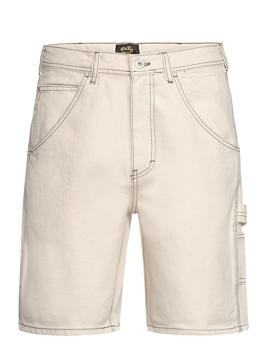 Stan Ray - BIG JOB SHORT - cargo shorts - natural twill - 0