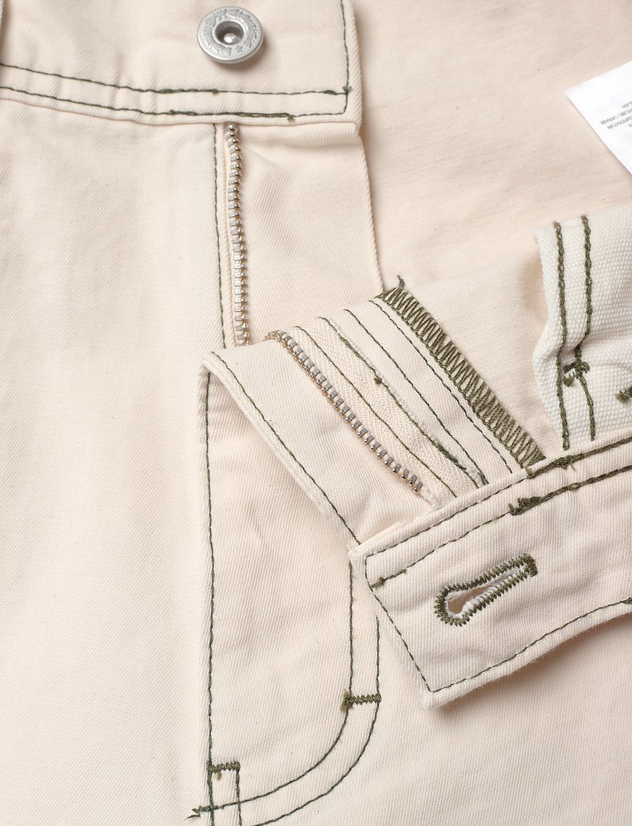 Stan Ray - BIG JOB SHORT - cargo shorts - natural twill - 3