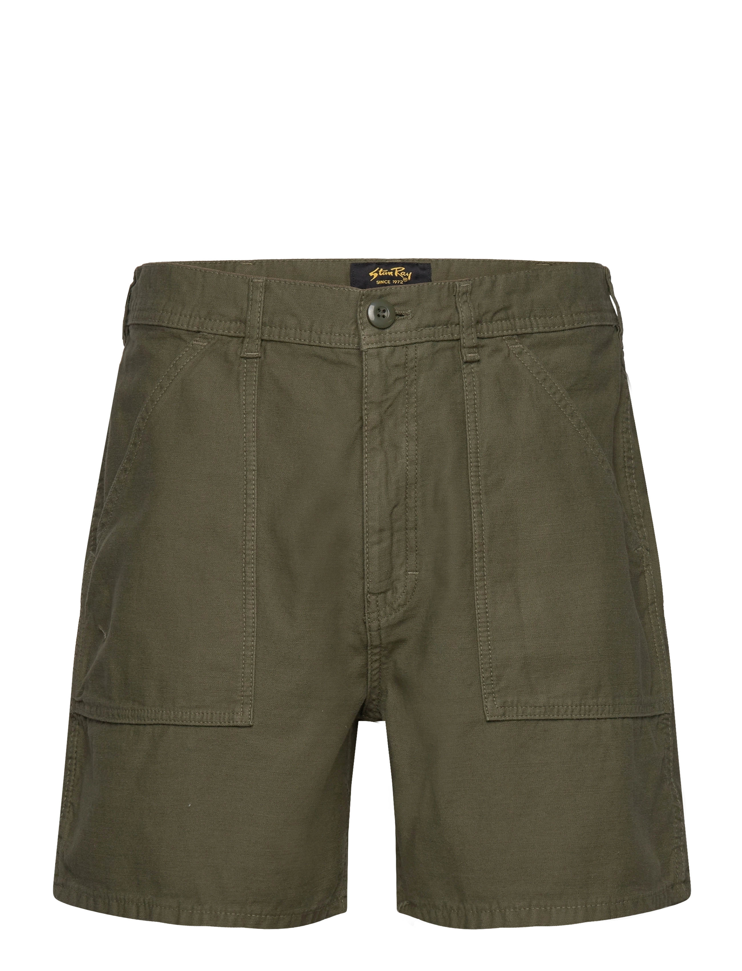 Stan Ray FAT SHORT 6" INSEAM - Stan Ray - OLIVE SATEEN / green