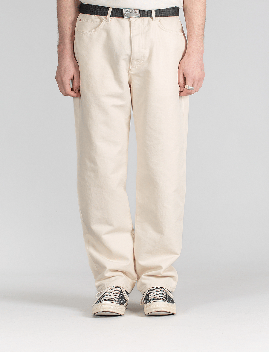 Stan Ray - STRAIGHT 5 JEAN - tavalised teksad - natural twill - 0