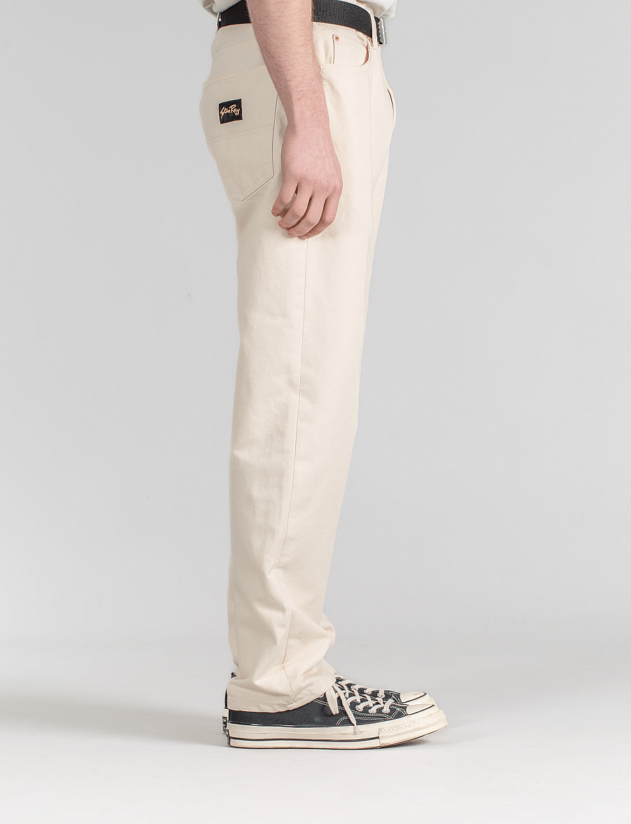 Stan Ray - STRAIGHT 5 JEAN - tavalised teksad - natural twill - 3