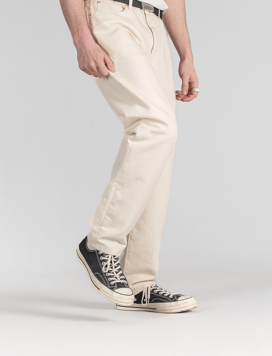 Stan Ray - STRAIGHT 5 JEAN - tavalised teksad - natural twill - 5
