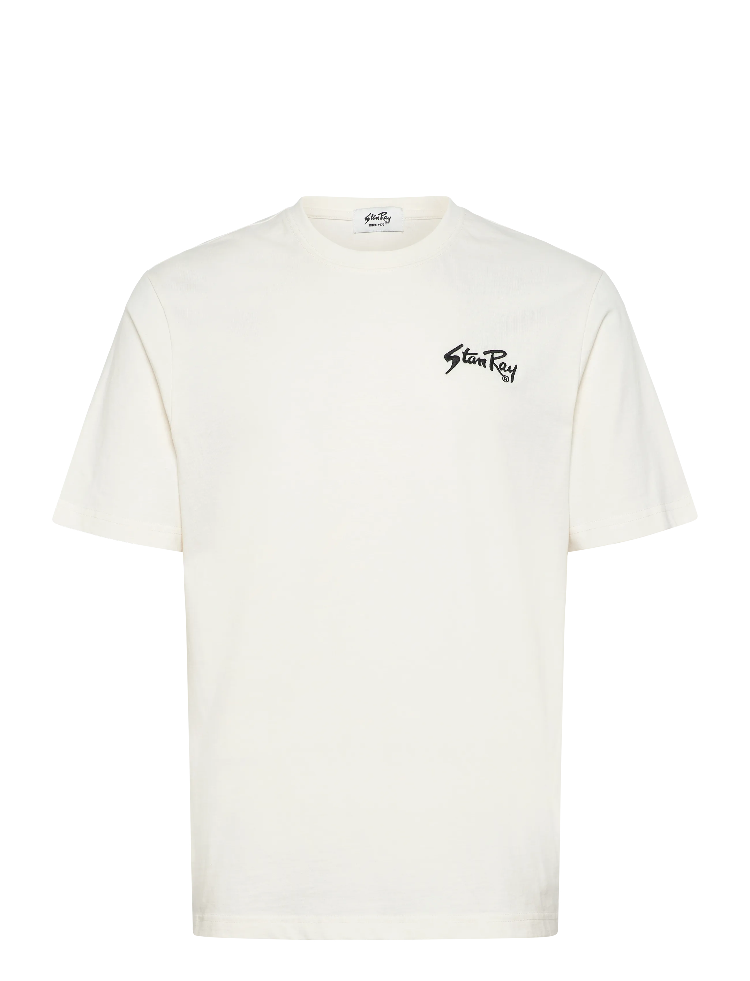 Stan Ray Embroidered Tee - White, XL, White, T-Shirts > Kortærmede, Herre