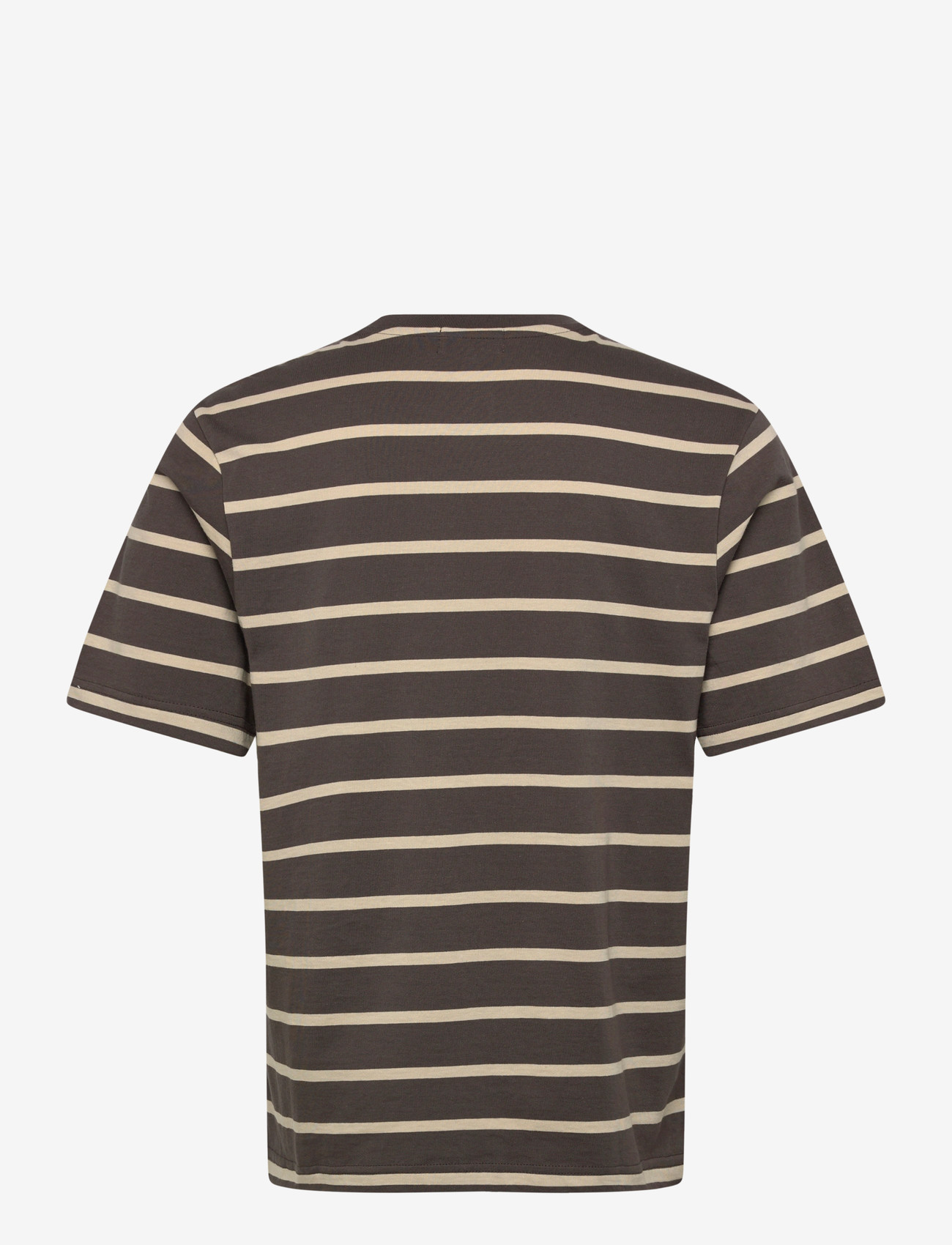 Stan Ray - STRIPE TEE - RAVEN/EUCALYPTUS - kortærmede t-shirts - raven/ eucalyptus - 1