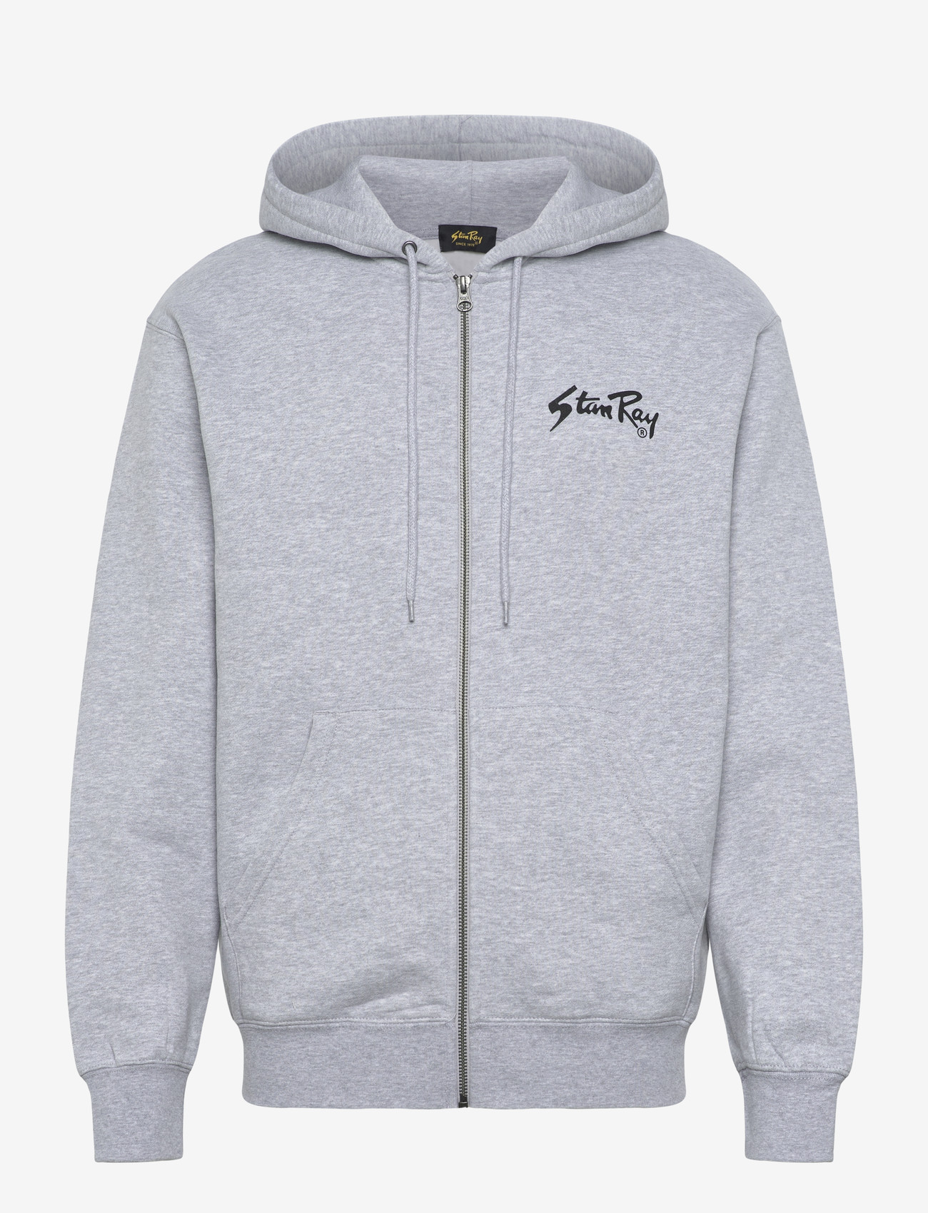 Stan Ray - STAN OG ZIP HOOD - GREY HEATHER - hættetrøjer - grey heather - 0