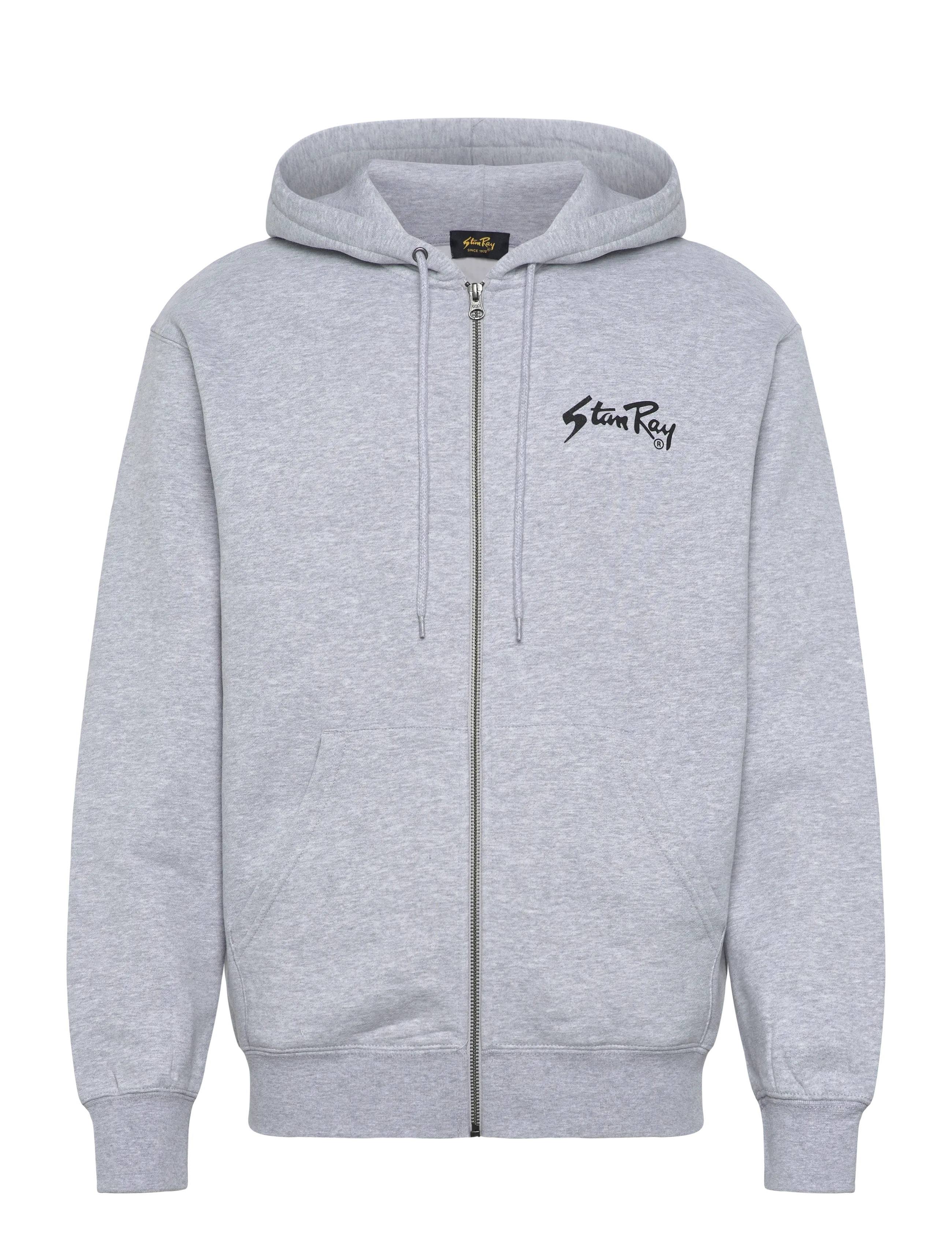 Stan Ray STAN OG ZIP HOOD - GREY HEATHER - Kleidung - GREY HEATHER / grey