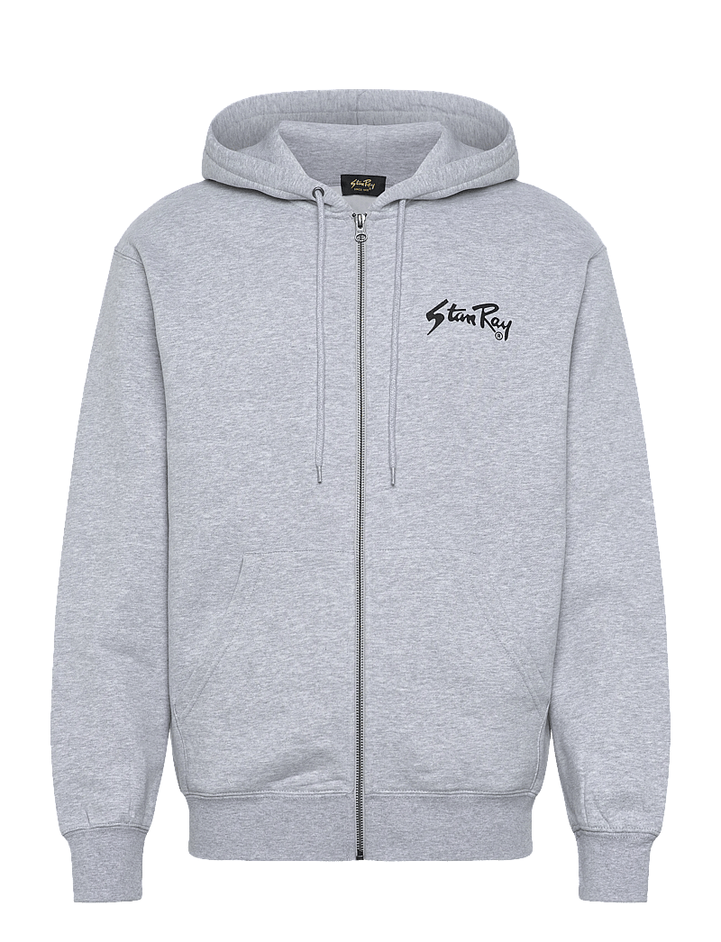 Stan Ray - STAN OG ZIP HOOD - GREY HEATHER - kapuzenpullover - grey heather - 0
