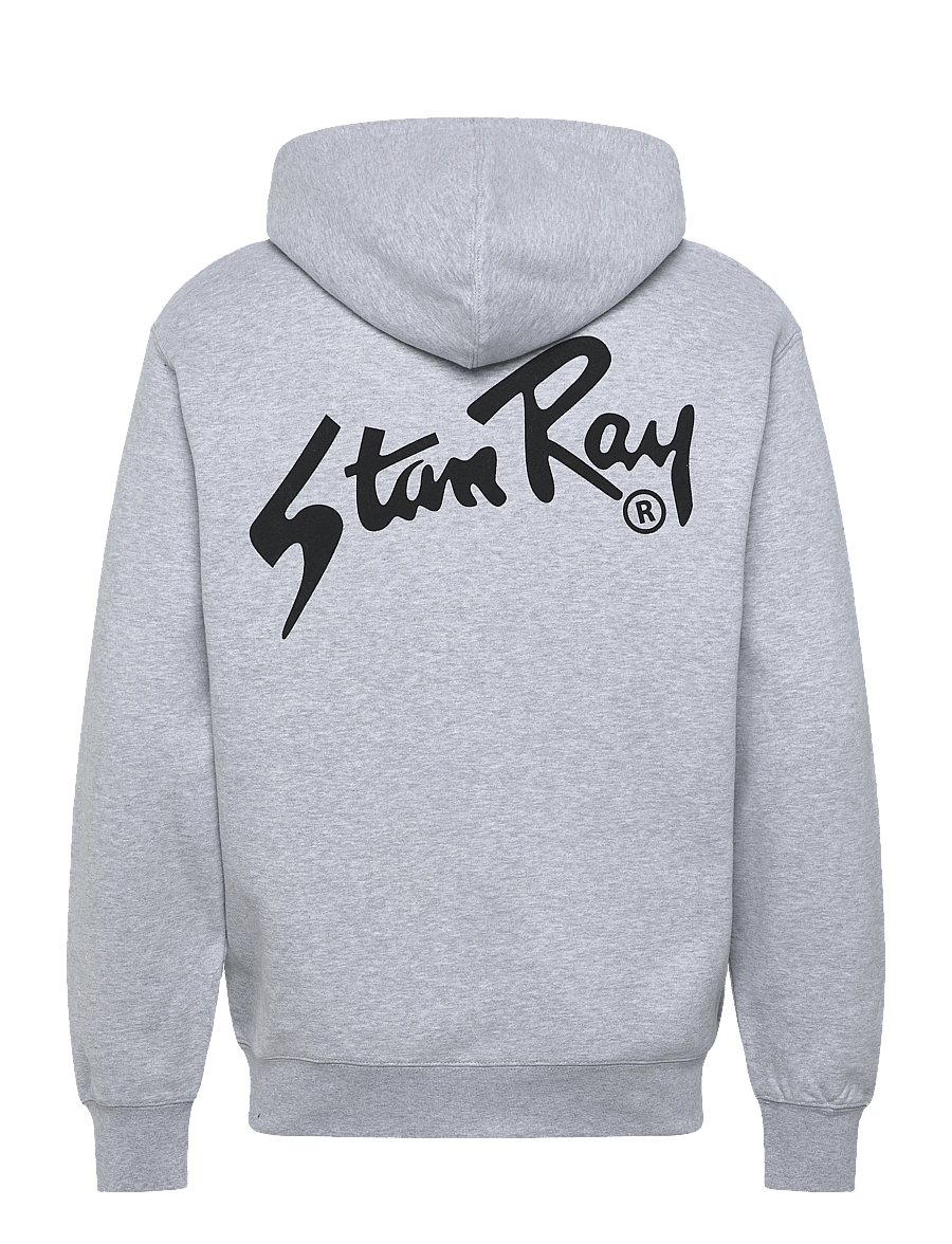 Stan Ray - STAN OG ZIP HOOD - GREY HEATHER - bluzy z kapturem - grey heather - 1