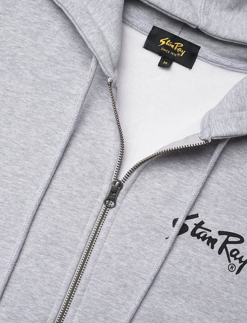 Stan Ray - STAN OG ZIP HOOD - GREY HEATHER - kapuzenpullover - grey heather - 2