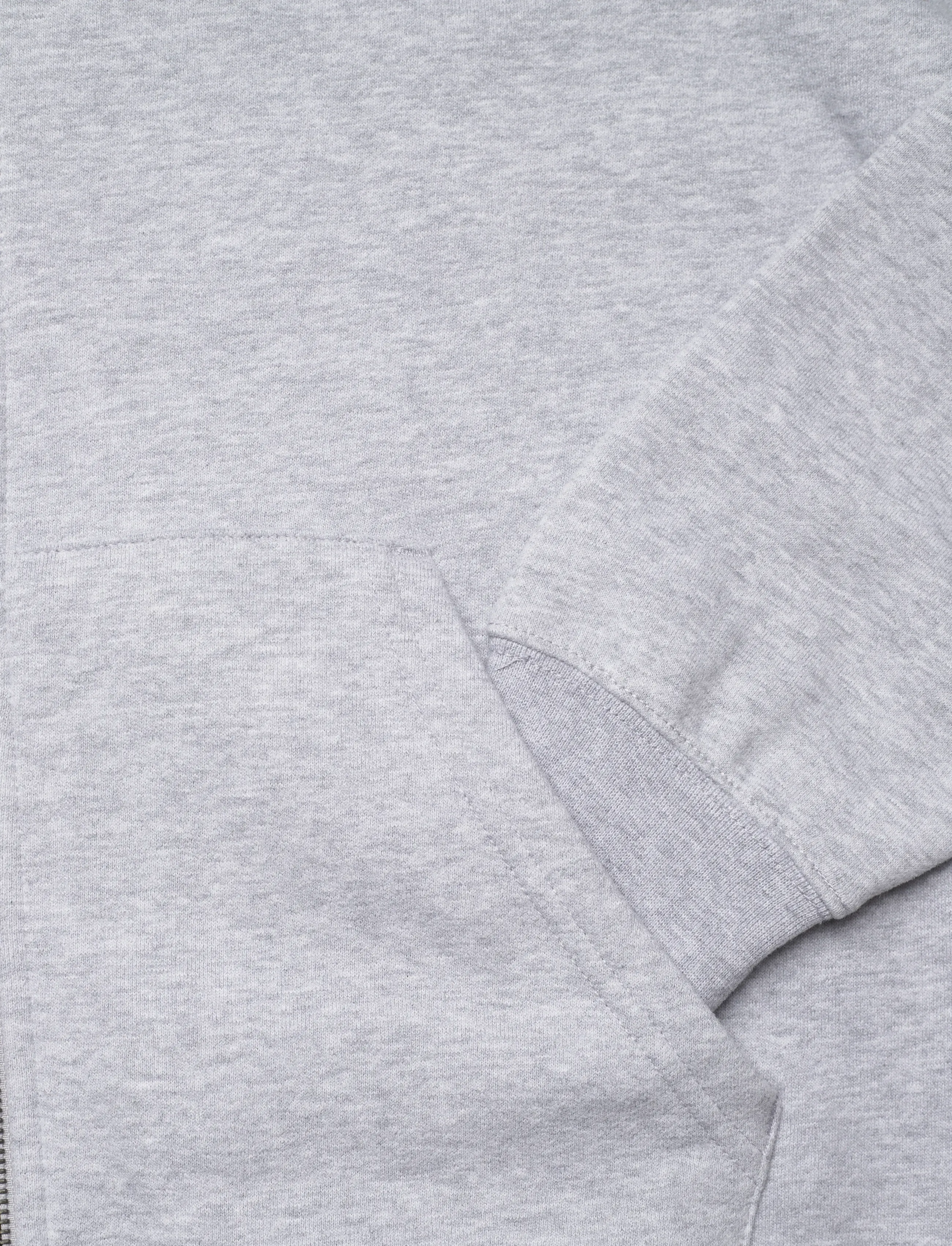 Stan Ray - STAN OG ZIP HOOD - GREY HEATHER - bluzy z kapturem - grey heather - 3